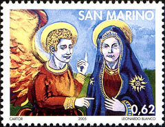 Colnect-1008-638-Madonna-and-angel.jpg