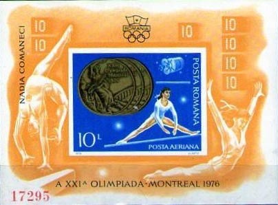 Colnect-741-297-Medalists-at-Montreal---Nadia-Comaneci-balancing-beam.jpg