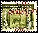 Colnect-1770-476-Lama-Lama-glama---inverted-Overprint-in-Red.jpg