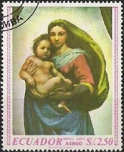 Colnect-721-534-Madonna-painted-by-Raffael.jpg