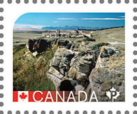 Colnect-3129-703-Head-Smashed-in-Buffalo-jump-Alberta.jpg