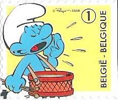 Colnect-576-028-The-Smurfs-Selfadh---Drum-Smurf.jpg