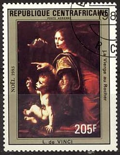 Colnect-2074-522-Virgin-of-the-Rocks-by-da-Vinci.jpg