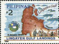 Colnect-2989-334-World-War-II-Lingayen-Gulf-Landings---50th-anniv.jpg