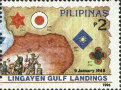 Colnect-2989-335-World-War-II-Lingayen-Gulf-Landings---50th-anniv.jpg