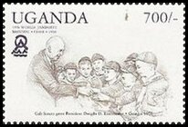 Colnect-6055-469-Cub-Scouts-greet-President-Eisenhower.jpg