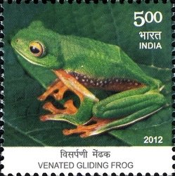 Colnect-1619-858-Malabar-Gliding-Frog-Rhacophorus-malabaricus.jpg