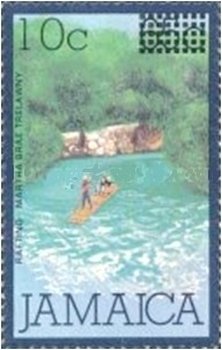 Colnect-2746-970-Rafting-Martha-Brae-Trelawny-overprinted.jpg