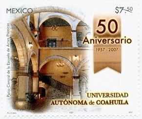 Colnect-330-783-50th-Anniversary-of-the-Autonomous-University-of-Coahuila.jpg