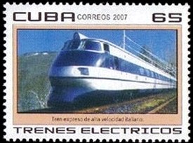 Colnect-1631-890-High-speed-train-Italy.jpg