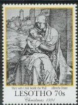 Colnect-3237-422-Mary-with-Child-beside-the-Wall.jpg