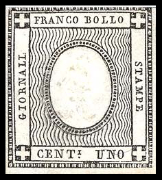 NewspaperStampSardinia1861Michel16.jpg