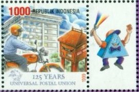 Colnect-4860-139-Universal-Postal-Union--Postman-on-motorcycle.jpg