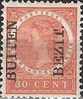 Colnect-973-351-Queen-Wilhelmina-Overprinted-%60Buiten-bezit%60.jpg