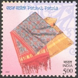 Colnect-540-464-Handicrafts-of-India---Patan--s-patola.jpg