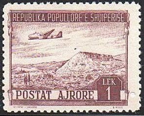 Colnect-2052-369-Douglas-DC-3-over-Fortress-Rozafa-Shkodra.jpg