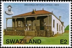 Colnect-1696-660-Bremersdorp-Manzini-Post-Office-1893.jpg