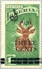 Colnect-1669-908-Bongo-Tragelaphus-eurycerus---Overprint-OS-and-New-Value.jpg