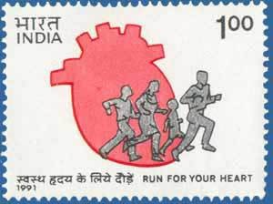 Colnect-557-759--quot-Run-for-Your-Heart-quot--Marathon-New-Delhi.jpg