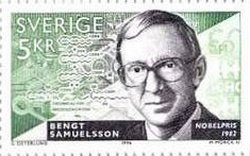 Colnect-432-248-Nobel-Laureates-in-Physiology-or-Medicine-Bengt-Samuelsson.jpg