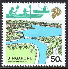 Colnect-5053-594-Kallang-Basin-canoe-and-fishing-punt.jpg