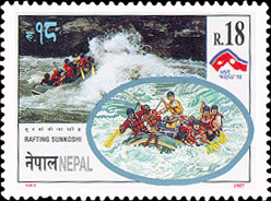 Colnect-2058-954-Sunkoshi-Rafting.jpg