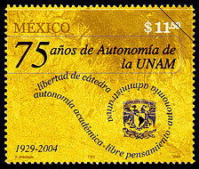 Colnect-313-251-75-Years-of-Autonomy-at-UNAM.jpg