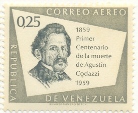 Colnect-342-502-Centenary-of-the-death-of-Agustin-Codazzi.jpg