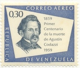 Colnect-342-503-Centenary-of-the-death-of-Agustin-Codazzi.jpg