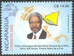 Colnect-911-688-Visit-to-Nicaragua-by-the-Secretary-General-of-UN-Mr-Kofi-A.jpg