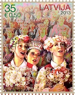 Colnect-1732-948-Choir-singers---XXV-Nationwide-Latvian-Song-and-XV-Dance-Fes.jpg