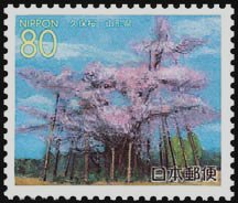 Colnect-3934-396-Kama-no-Koshi-Cherry-Tree---Shirataka-machi-Yamagata-Pref.jpg