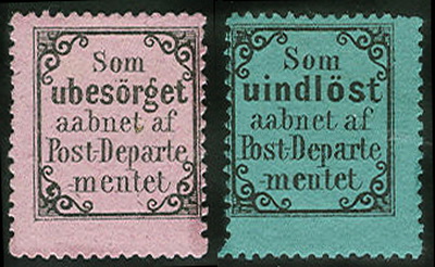 ReturnStampsNorway1872Michel_I-II.jpg