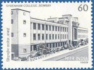 Colnect-560-117-Sydenham-College-Bombay---75th-Anniversary-1988.jpg