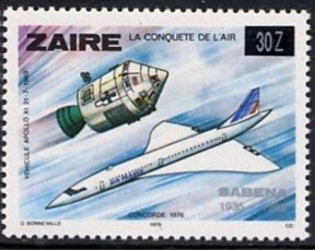 Colnect-1129-667-CD-948-La-Conqu-egrave-te-de-l--air-new-value-and-silver-overprint.jpg