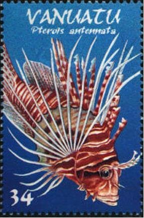 Colnect-1245-842-Broadbarred-Firefish-Pterois-antennata.jpg