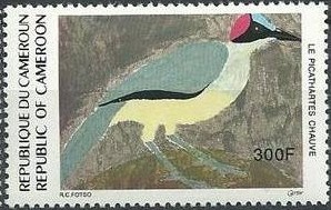 Colnect-1750-033-Grey-necked-Rockfowl-Picathartes-oreas.jpg