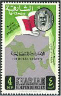 Colnect-2252-602-Sheik-Saqr-bin-Sultan-al-Qasimi-Flag-and-Map.jpg