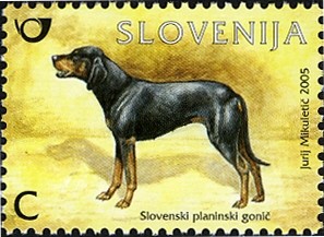 Colnect-708-485-Fauna---The-Slovenian-Mountain-Hound-.jpg