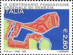 Colnect-527-342-Foundation-of-Venice-Arsenal-900th-anniv.jpg