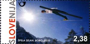 Colnect-718-036-Planica-2010---Ski-Jumper-in-Flight.jpg