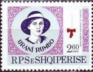 Colnect-1486-964-Urani-Rumbo-1895-1936-Albanian-writer-and-feminist.jpg