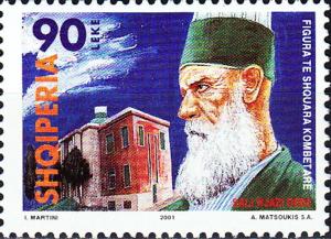 Colnect-5862-796-Sali-Njazi-Dede-1876-1941-Albanian-cleric-and-patriot.jpg