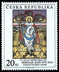 Colnect-3732-766-Mikol%C3%A1%C5%A1-Ale%C5%A1-1852-1913-St-Wenceslas-window-1890.jpg