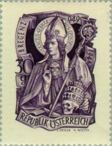 Colnect-136-301-Saint-Gebhard-949-95-patron-saint-of-Vorarlberg.jpg