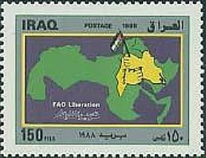 Colnect-2543-756-Map-of-the-Arab-countries-flag-of-the-Iraq.jpg