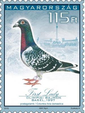 Colnect-2508-176--quot-First-Lady-quot----Racing-Pigeon-Columba-livia-forma-domestica.jpg