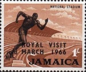 Colnect-2564-242-National-Stadium-and-statue-of-runner.jpg