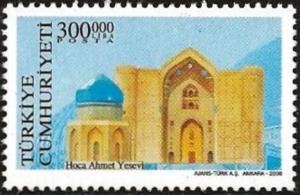 Colnect-5344-259--Hodja-Ahmet-Yesevi--Mausoleum.jpg