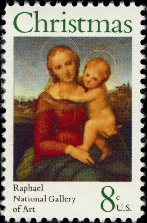 Colnect-3426-275-Christmas---Small-Cowper-Madonna-by-Raphael.jpg